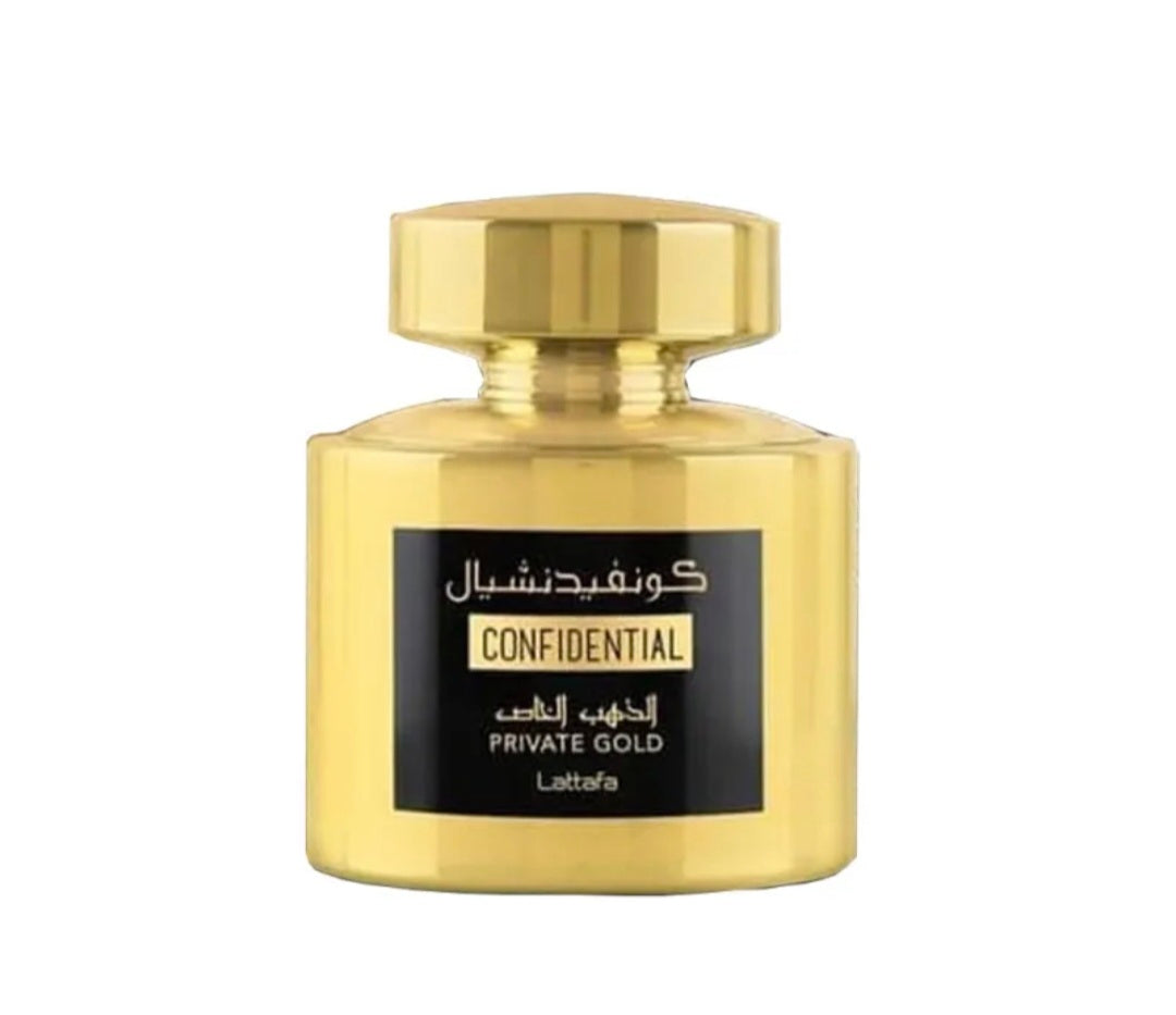 Lattafa Parfum Confidential Private Gold