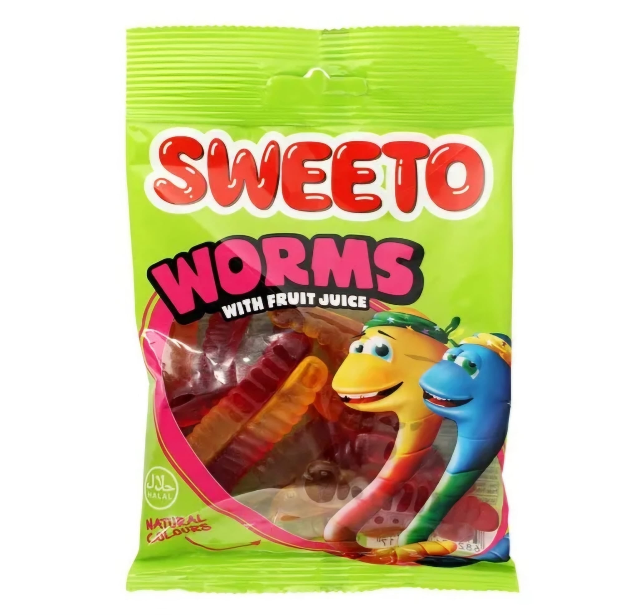 Worms snoep 80g - Halal